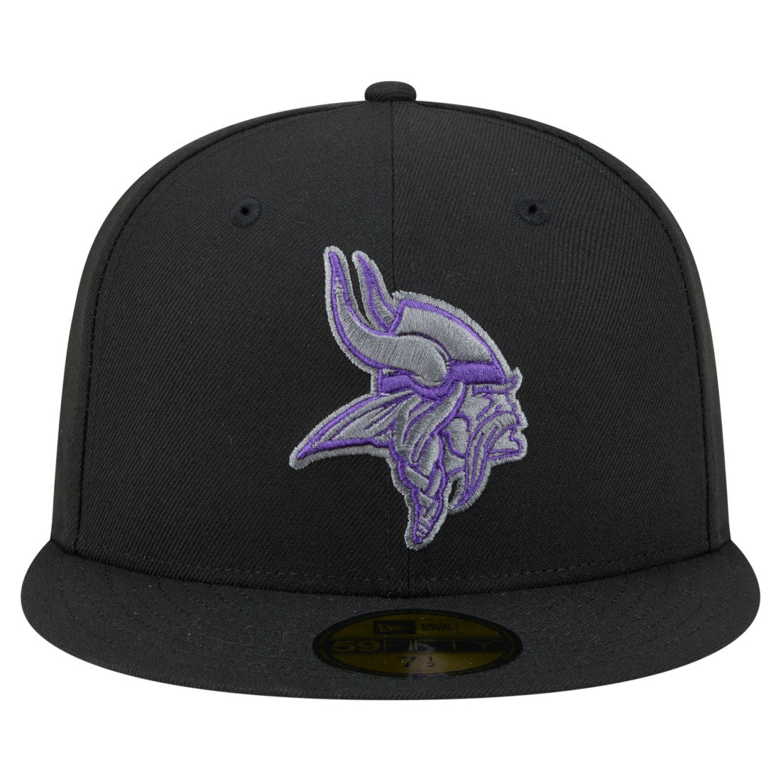 Minnesota Vikings New Era Color Pop 59FIFTY Fitted Hat Black - NFL