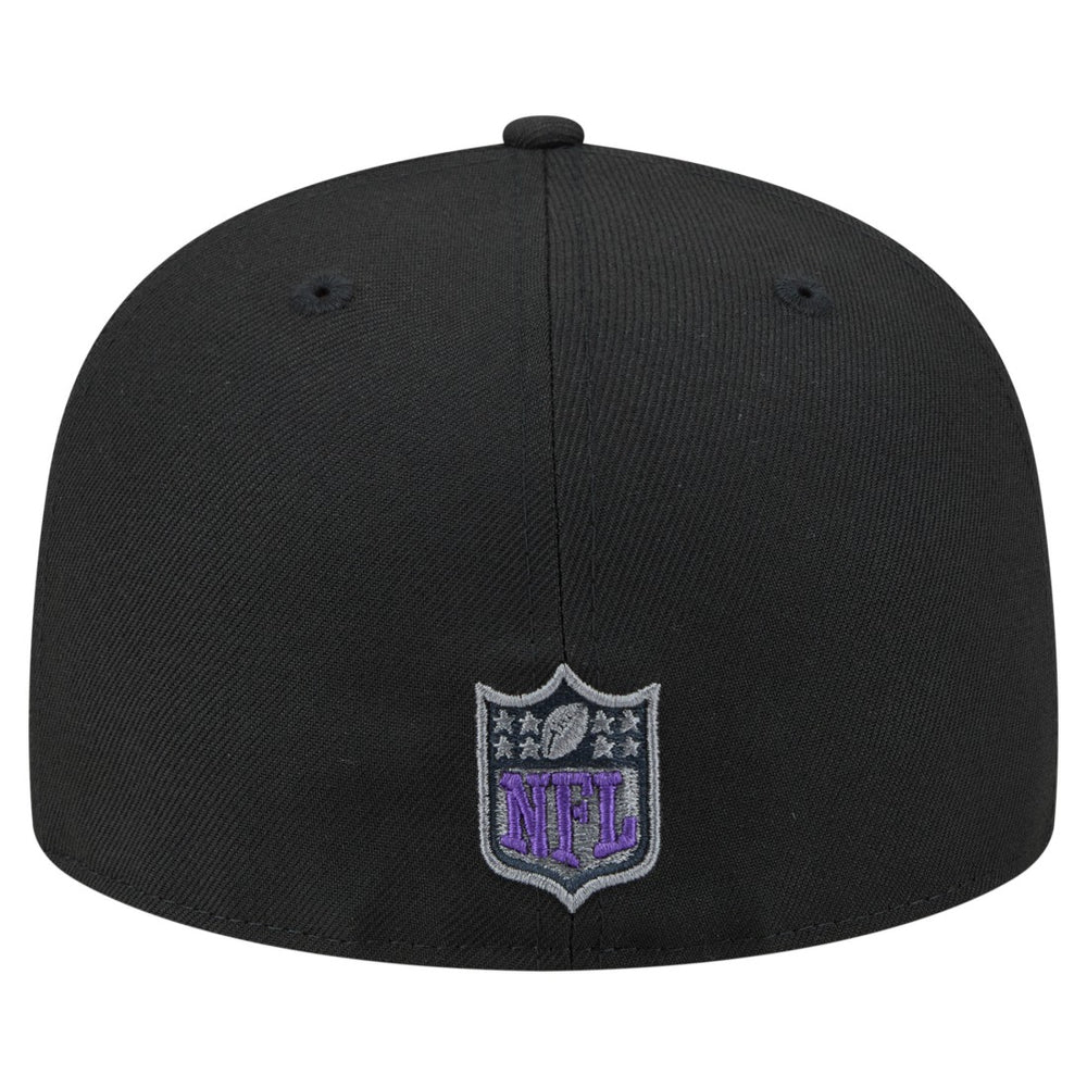 Minnesota Vikings New Era Color Pop 59FIFTY Fitted Hat Black - NFL