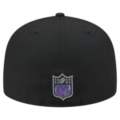 Minnesota Vikings New Era Color Pop 59FIFTY Fitted Hat Black - NFL