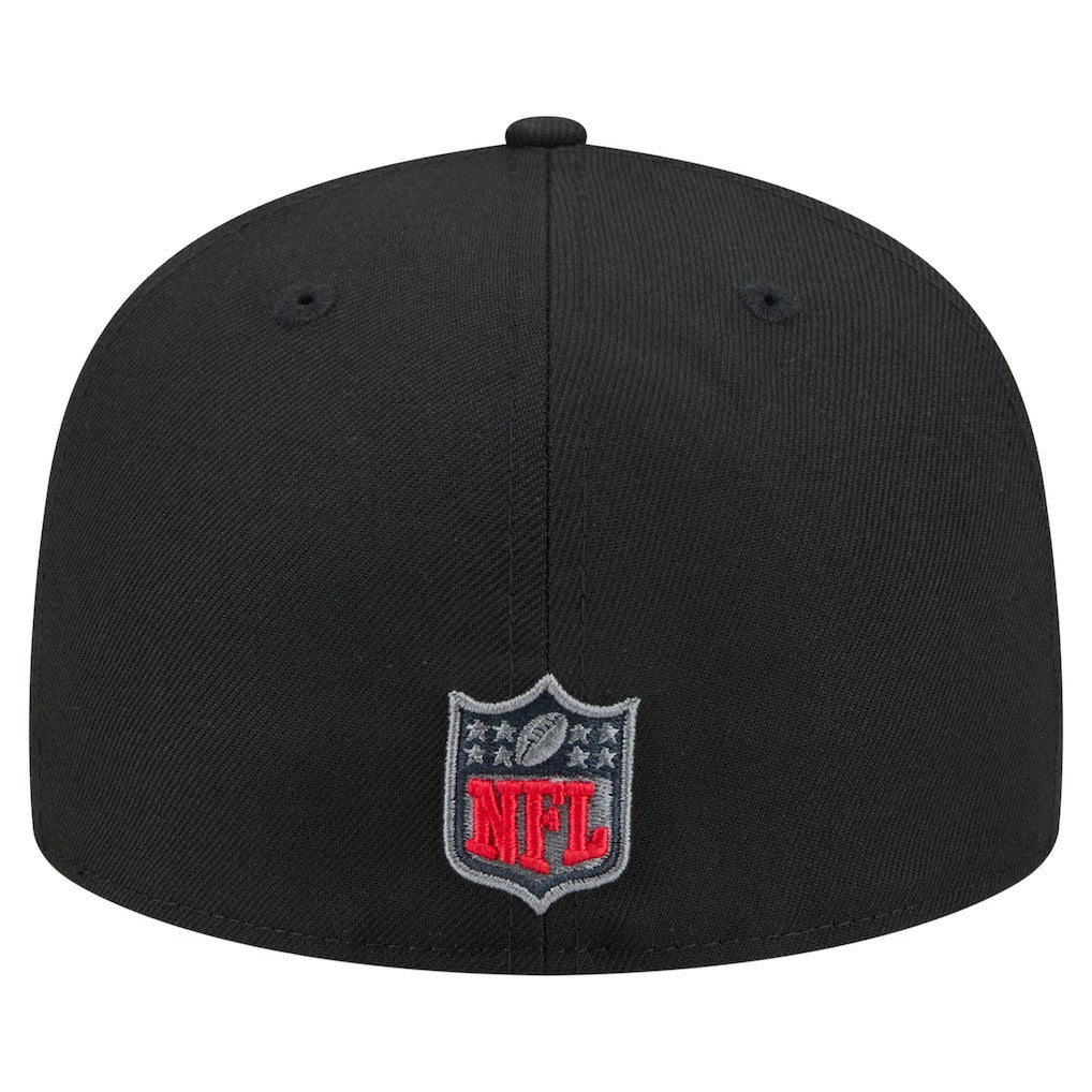 New England Patriots New Era Color Pop 59FIFTY Fitted Hat Black - NFL
