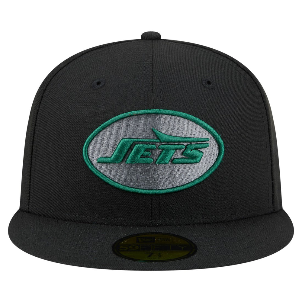 New York Jets New Era Color Pop 59FIFTY Fitted Hat Black - NFL