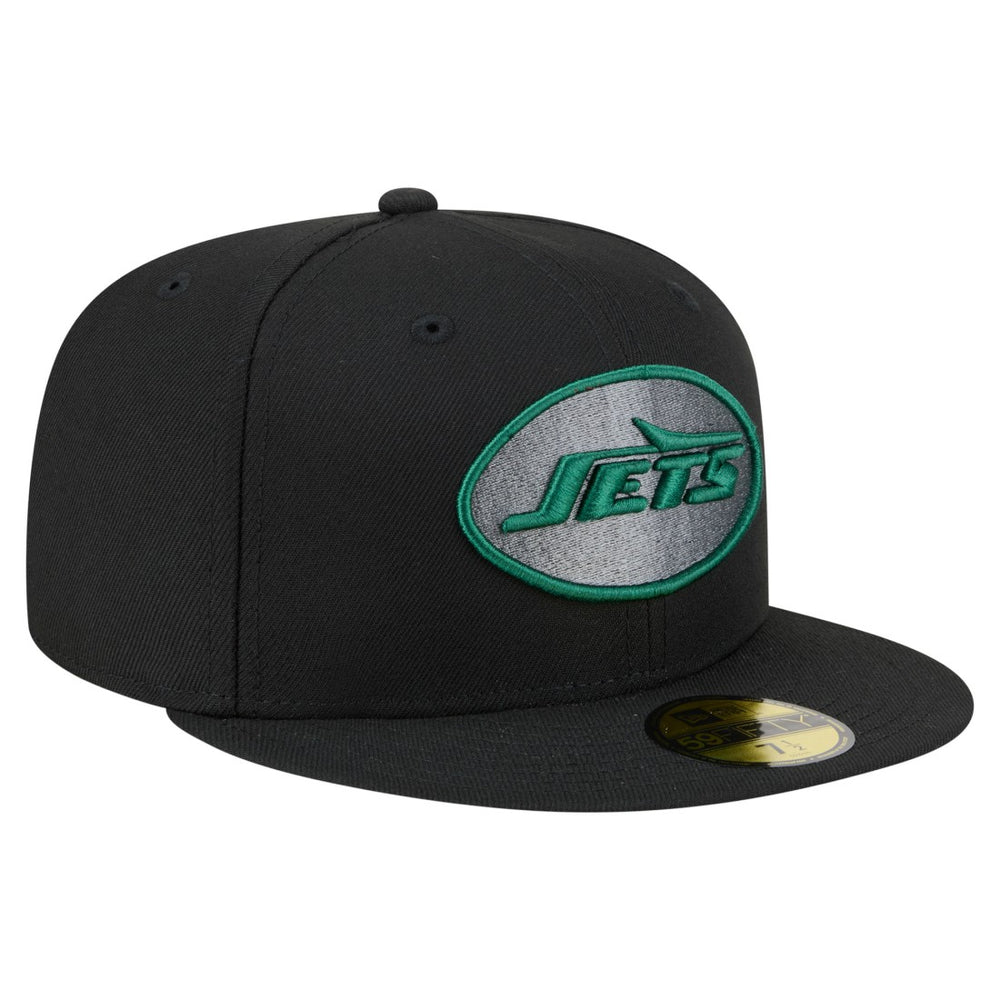 New York Jets New Era Color Pop 59FIFTY Fitted Hat Black - NFL