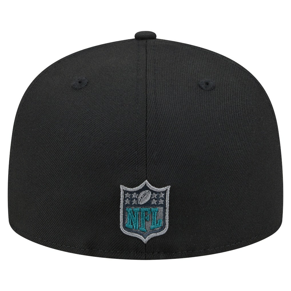 Philadelphia Eagles New Era Color Pop 59FIFTY Fitted Hat Black - NFL