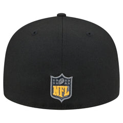 Pittsburgh Steelers New Era Color Pop 59FIFTY Fitted Hat Black - NFL