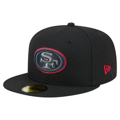 San Francisco 49ers New Era Color Pop 59FIFTY Fitted Hat Black - NFL