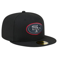 San Francisco 49ers New Era Color Pop 59FIFTY Fitted Hat Black - NFL
