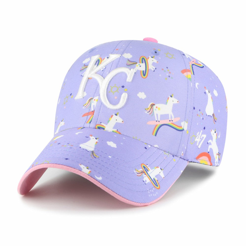 Kansas City Royals '47 Girls Youth Unicorn Clean Up Adjustable Hat for sale