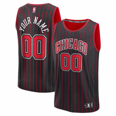 Fanatics - Chicago Bulls Youth Fastbreak Custom Jersey - Statement Editi- Black