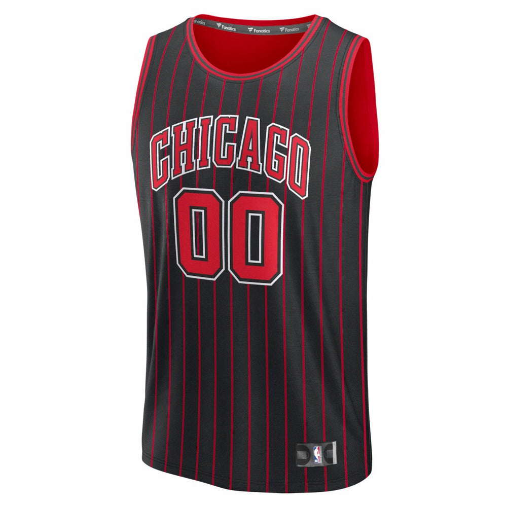 Fanatics - Chicago Bulls Youth Fastbreak Custom Jersey - Statement Editi- Black