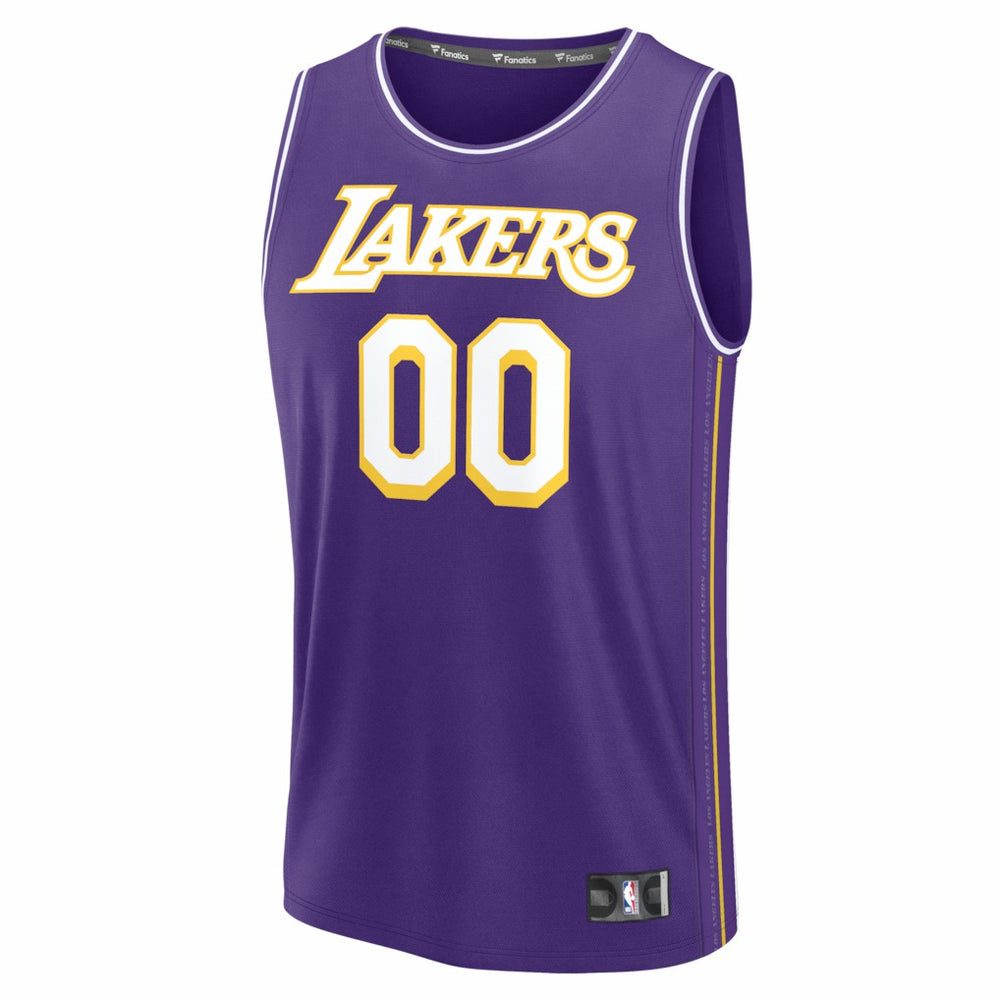Fanatics - Los Angeles Lakers Youth Fastbreak Custom Jersey - Statement Edition - Purple