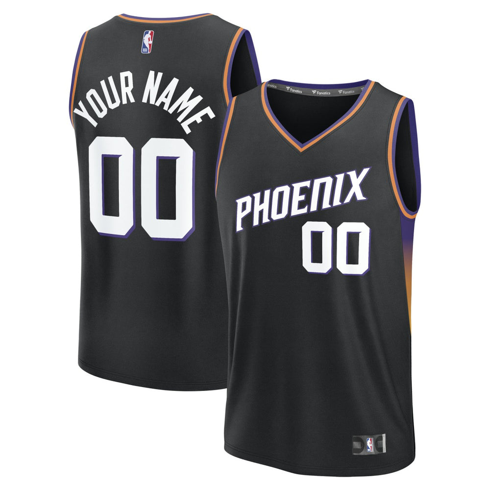 Fanatics - Phoenix Suns Youth Fastbreak Custom Jersey - Statement Edition - Black
