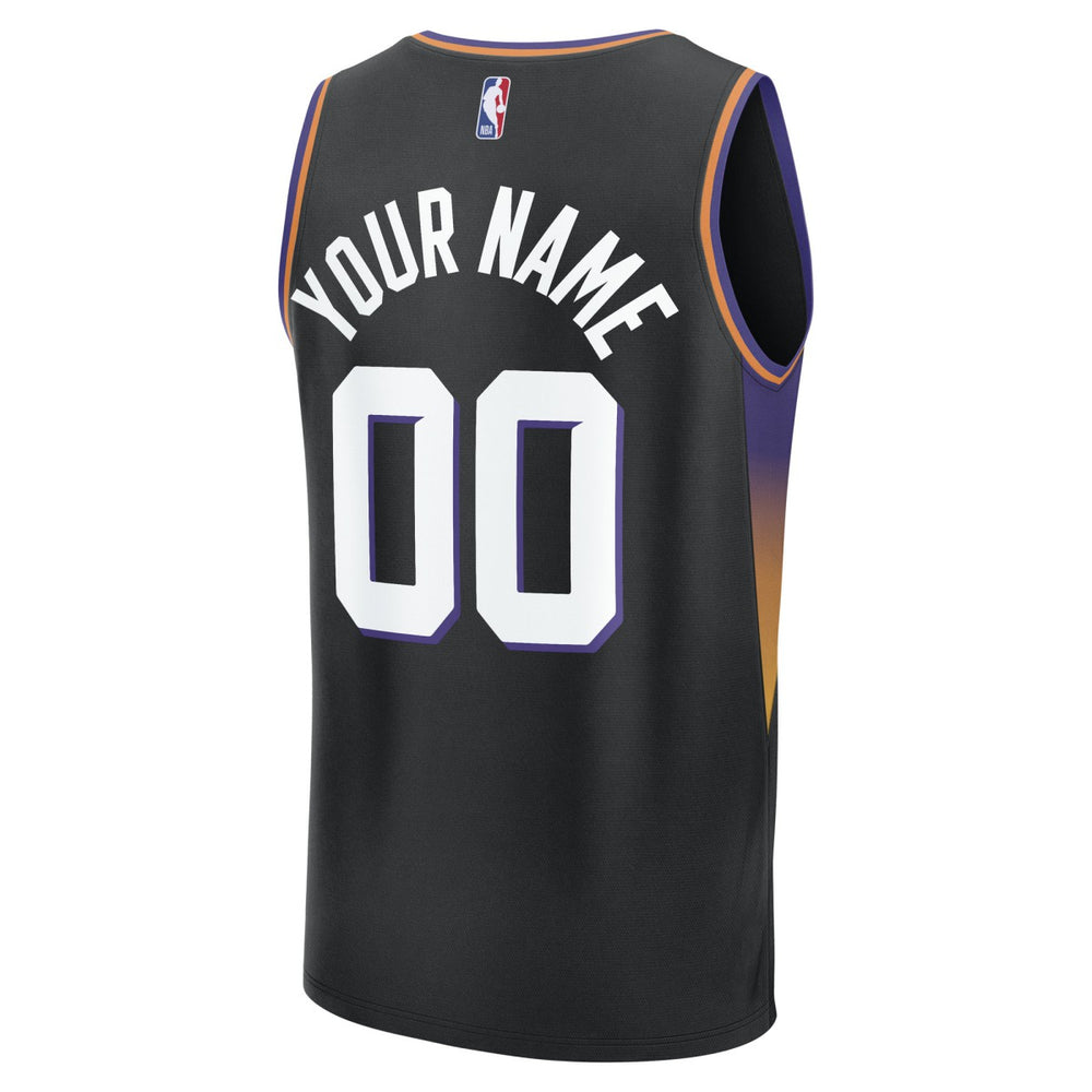 Fanatics - Phoenix Suns Youth Fastbreak Custom Jersey - Statement Edition - Black