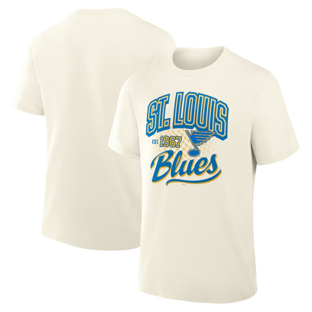 St. Louis Blues - Fanatics Male Legacy T-Shirt Cream