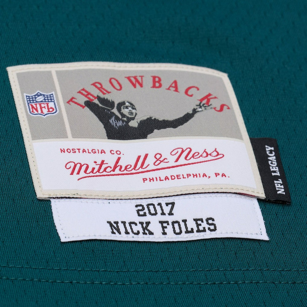 Nick Foles Philadelphia Eagles Legacy Replica Jersey Midnight Green - Mitchell & Ness