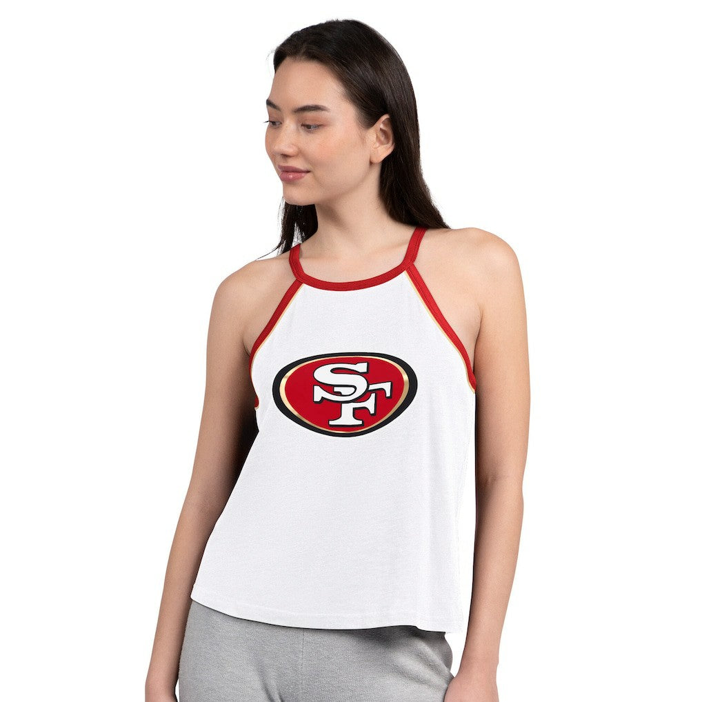 San Francisco 49ers G-III 4Her by Carl Banks Women's Redemption Win Slub Tank Top White - NFL