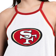 San Francisco 49ers G-III 4Her by Carl Banks Women's Redemption Win Slub Tank Top White - NFL