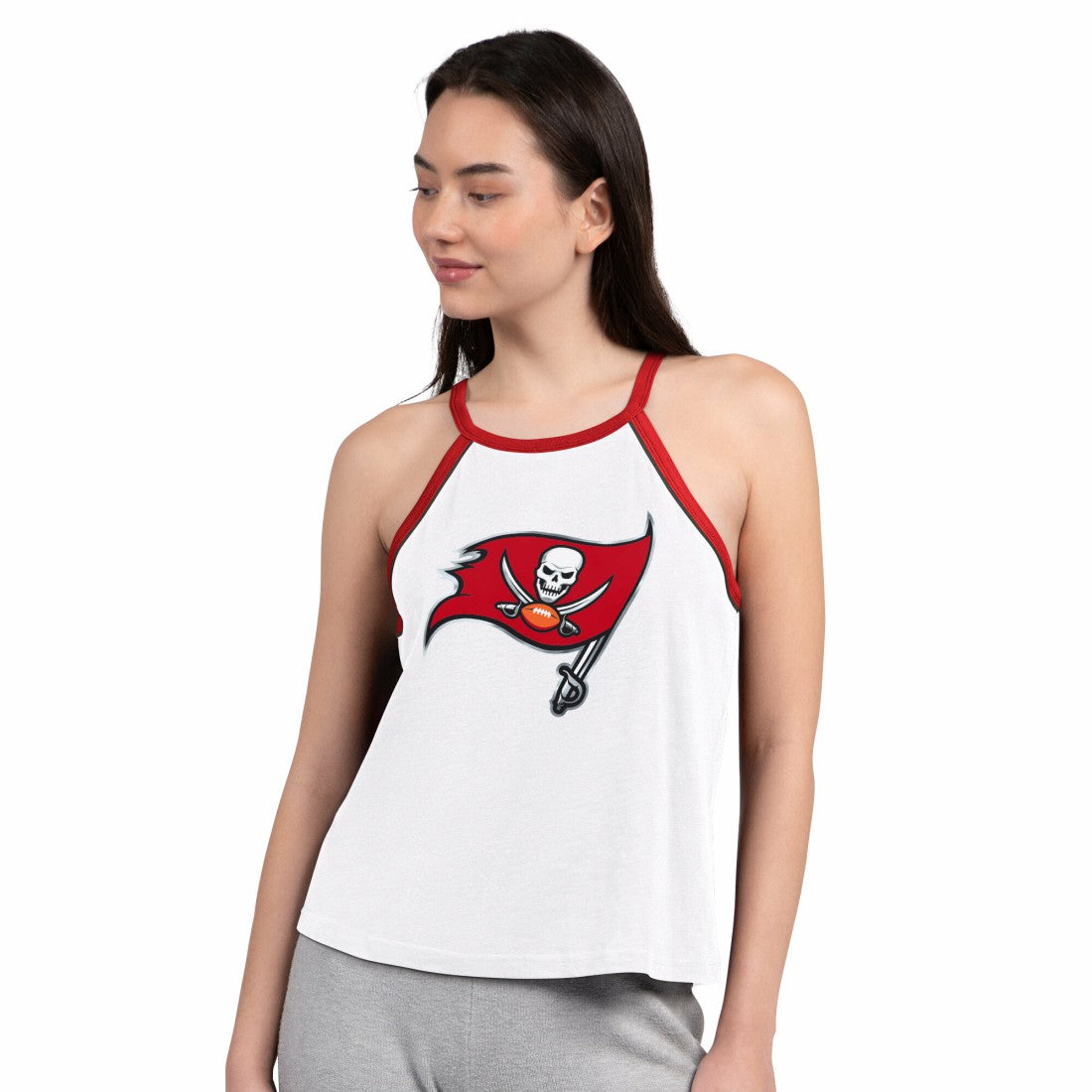 Tampa Bay Buccaneers G-III 4Her by Carl Banks Women's Redemption Win Slub Tank Top White - NFL