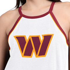 Washington Commanders G-III 4Her by Carl Banks Women's Redemption Win Slub Tank Top White - NFL