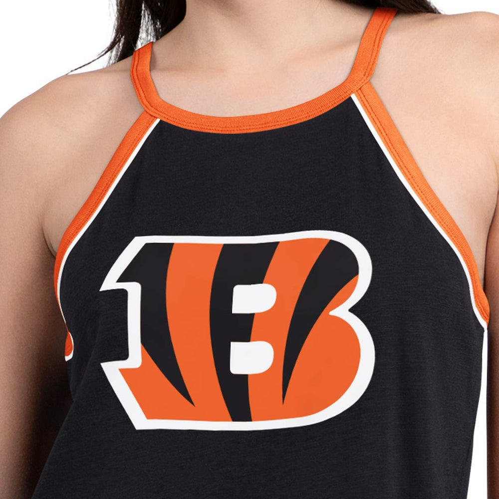 Cincinnati Bengals G-III 4Her by Carl Banks Women's Redemption Win Slub Tank Top Black - NFL