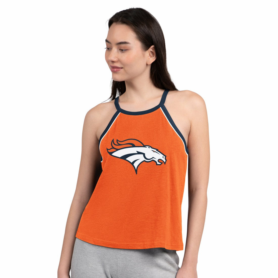 Denver Broncos G-III 4Her by Carl Banks Women's Redemption Win Slub Tank Top Orange - NFL