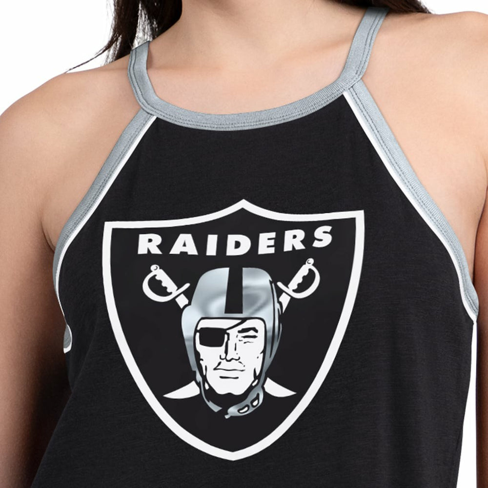 Las Vegas Raiders G-III 4Her by Carl Banks Women's Redemption Win Slub Tank Top Black - NFL