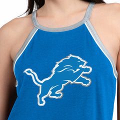 Detroit Lions G-III 4Her by Carl Banks Women's Redemption Win Slub Tank Top Royal - NFL