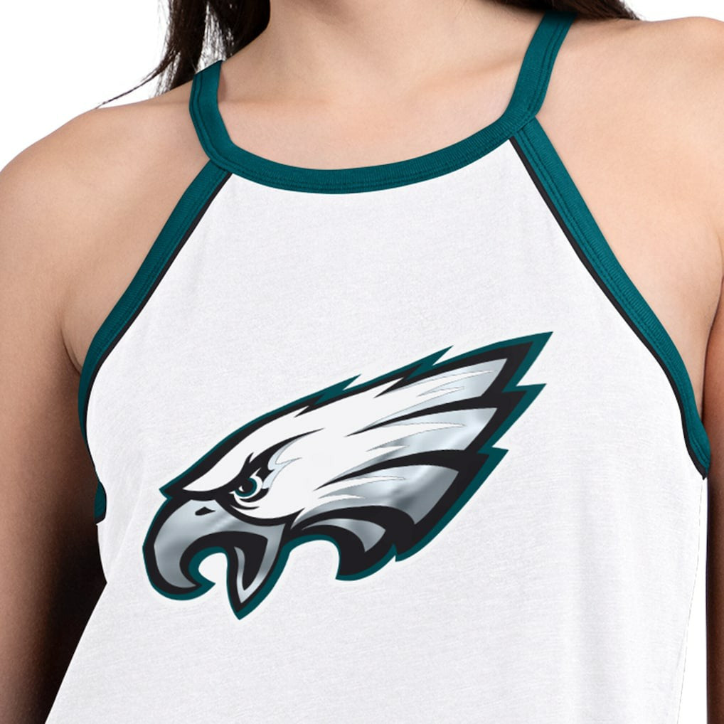 Philadelphia Eagles G-III 4Her by Carl Banks Women's Redemption Win Slub Tank Top White - NFL