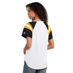 Pittsburgh Steelers Starter Women's Game On Notch Neck T-Shirt White - NFL
