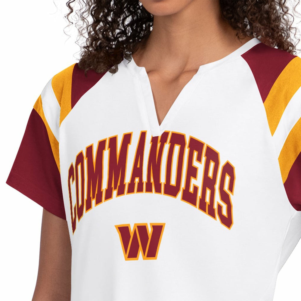 Washington Commanders Starter Women's Game On Notch Neck T-Shirt White - NFL