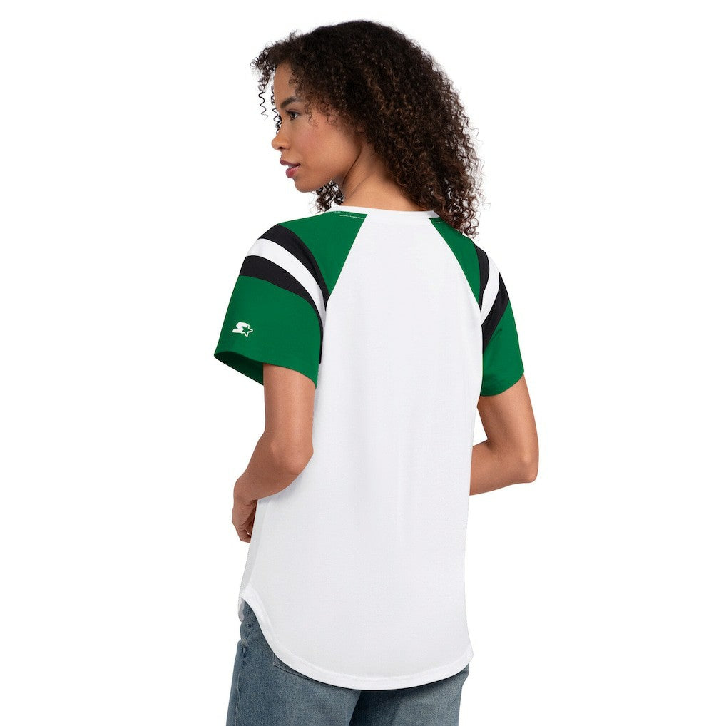 Philadelphia Eagles Starter Women's Game On Notch Neck T-Shirt White - NFL