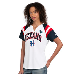 Houston Texans Starter Women's Game On Notch Neck T-Shirt White - NFL