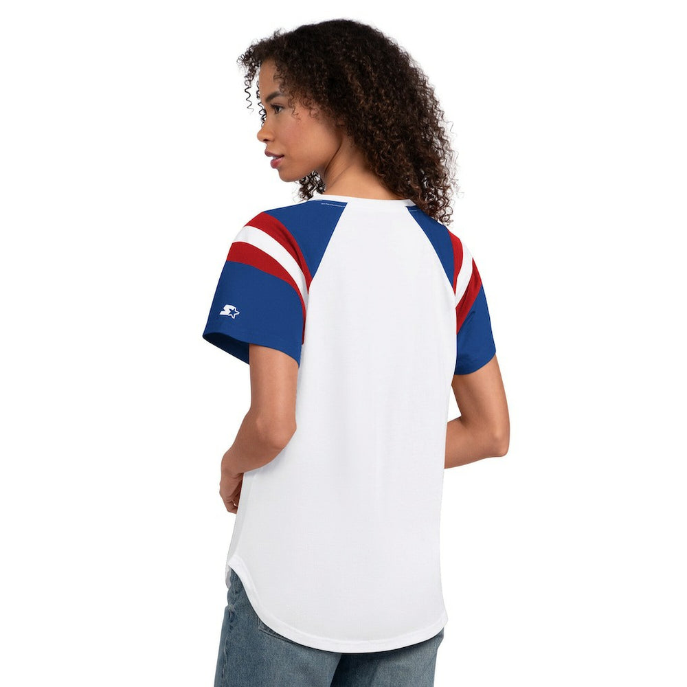 Buffalo Bills Starter Women's Game On Notch Neck T-Shirt White - NFL