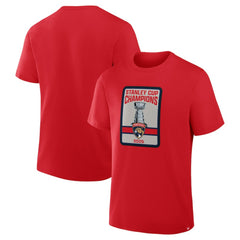 Florida Panthers - 2025 Stanley Cup Champions Banner Raising T-Shirt Red