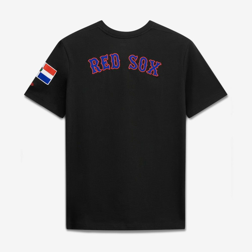 Boston Red Sox New Era Dominican Republic Country Flag T-Shirt Sale