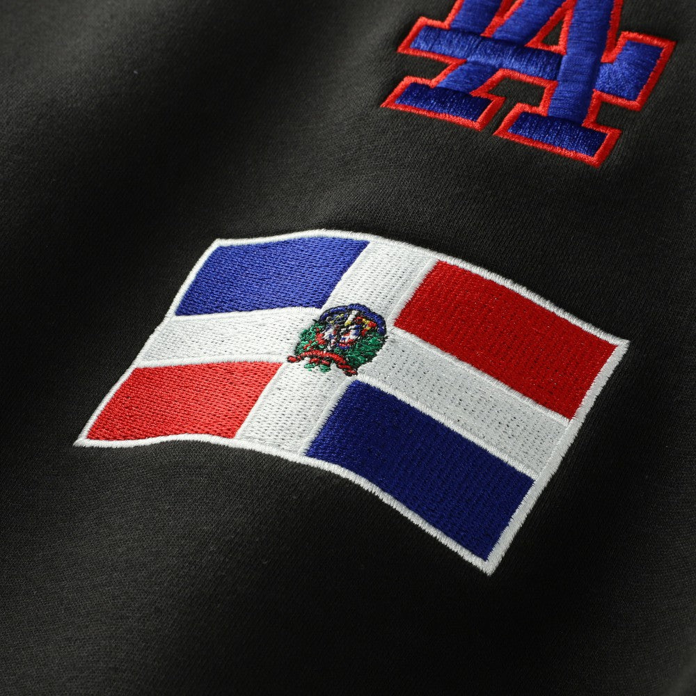 Los Angeles Dodgers New Era Dominican Republic Country Flag Hoodie for sale