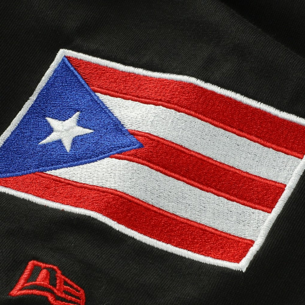 Chicago Cubs New Era Puerto Rico Country Flag T-Shirt Lifestyle
