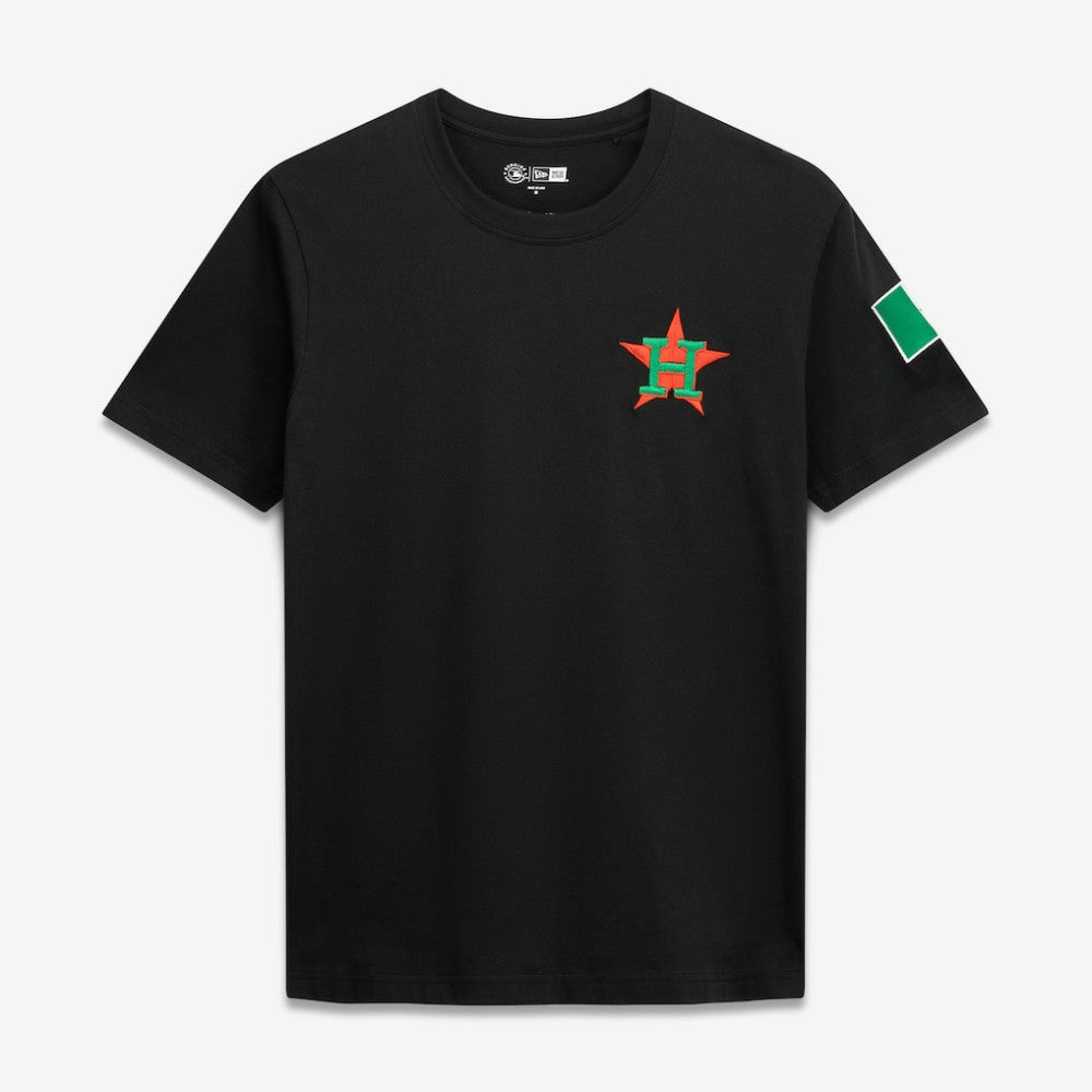 Houston Astros New Era Mexico Country Flag T-Shirt On Sale