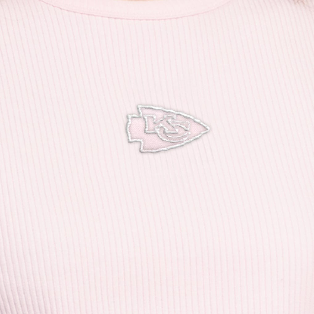Kansas City Chiefs Starter Women's Travel Pastels Cropped Tank Pastel Pink - NFL