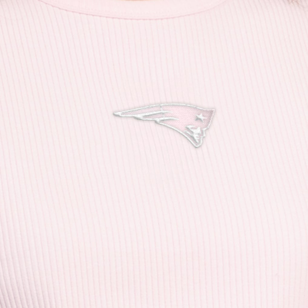 New England Patriots Starter Women's Travel Pastels Cropped Tank Pastel Pink - NFL