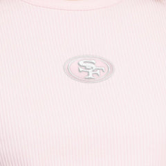 San Francisco 49ers Starter Women's Travel Pastels Cropped Tank Pastel Pink - NFL