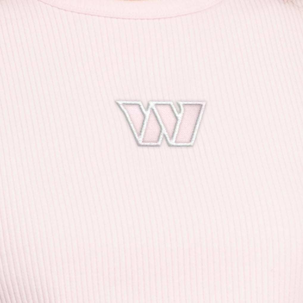 Washington Commanders Starter Women's Travel Pastels Cropped Tank Pastel Pink - NFL