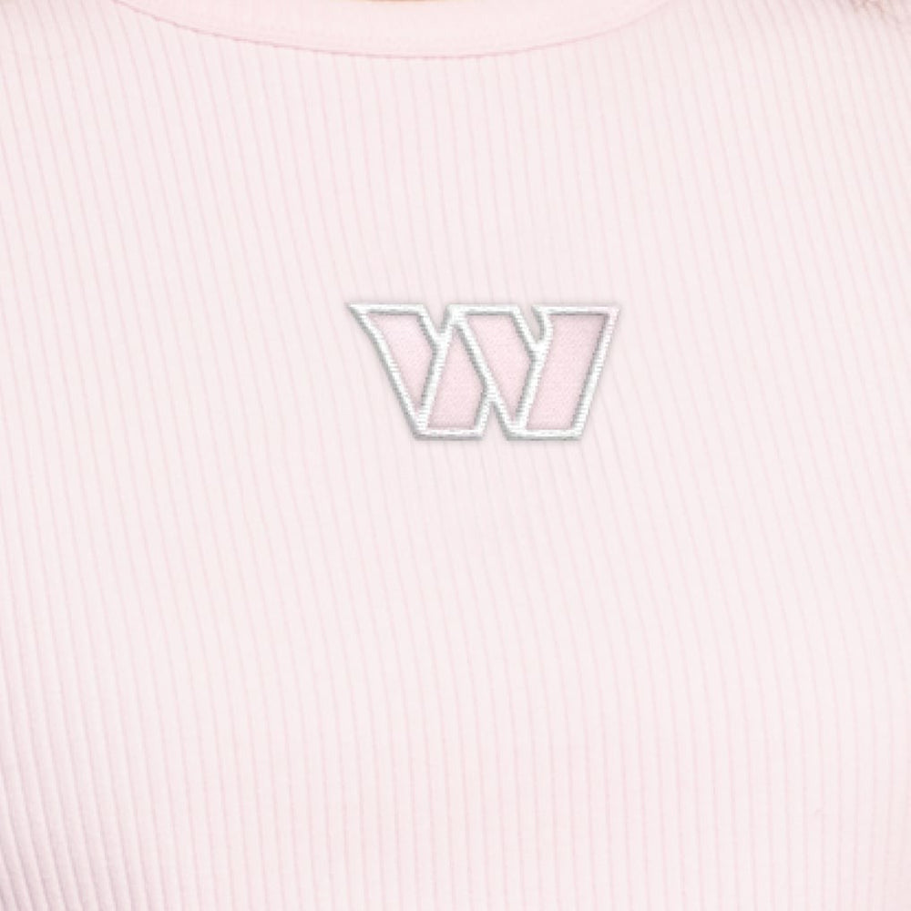 Washington Commanders Starter Women's Travel Pastels Cropped Tank Pastel Pink - NFL
