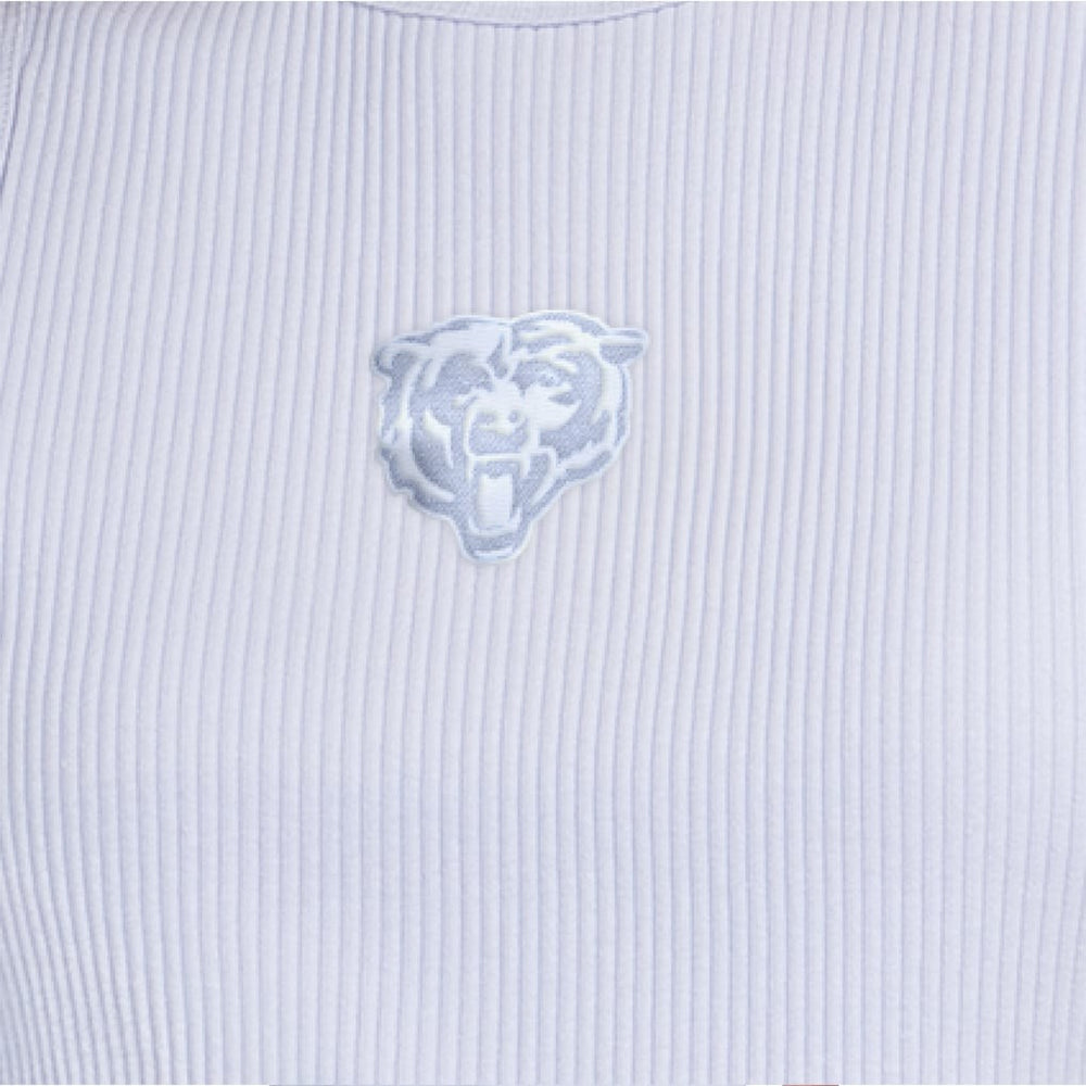 Chicago Bears Starter Women's Pastels Ribbed Tank Top Light Blue - NFL