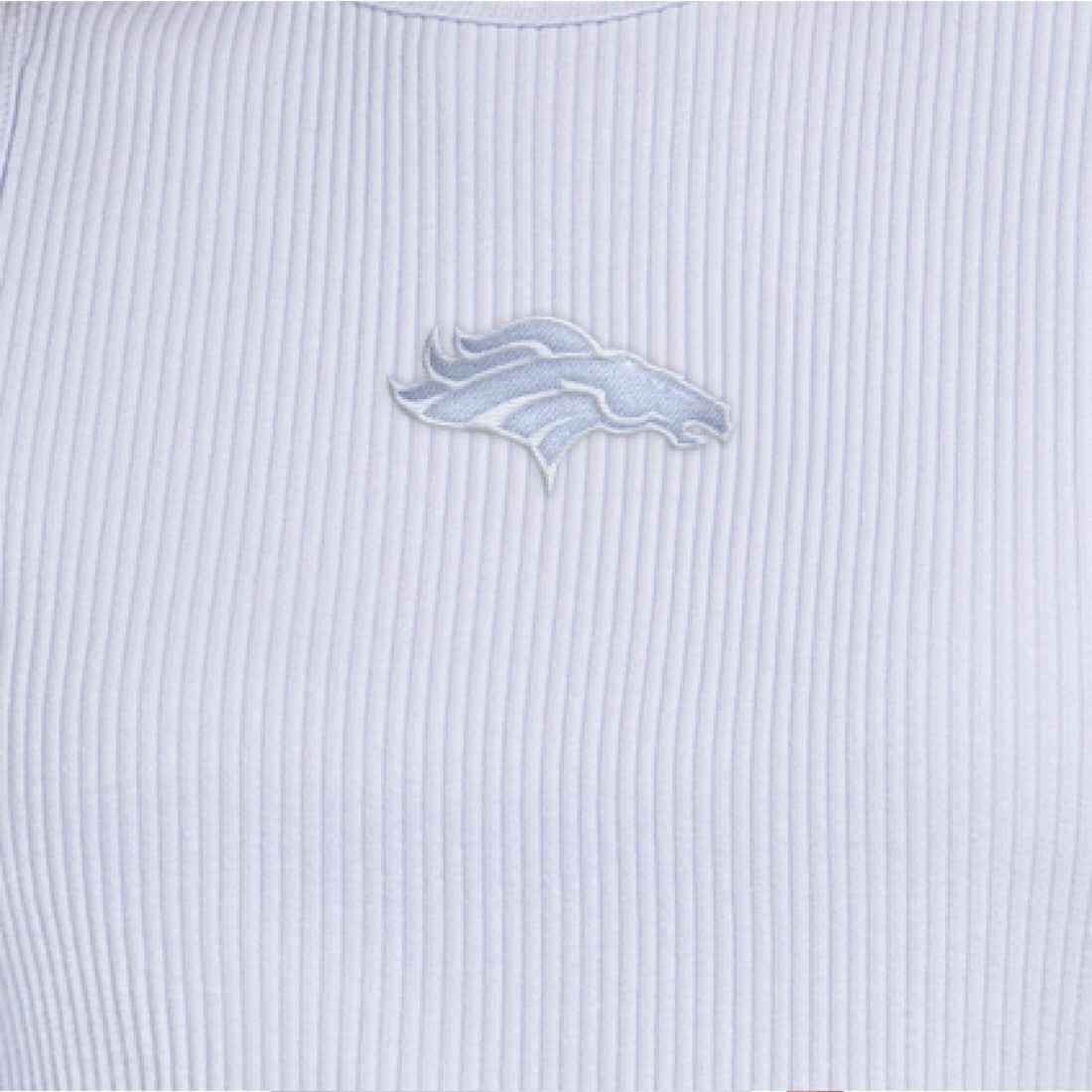 Denver Broncos Starter Women's Travel Pastels Cropped Tank Pastel Blue - NFL
