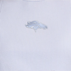 Denver Broncos Starter Women's Travel Pastels Cropped Tank Pastel Blue - NFL