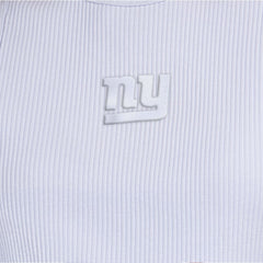New York Giants Starter Women's Travel Pastels Cropped Tank Pastel Blue - NFL