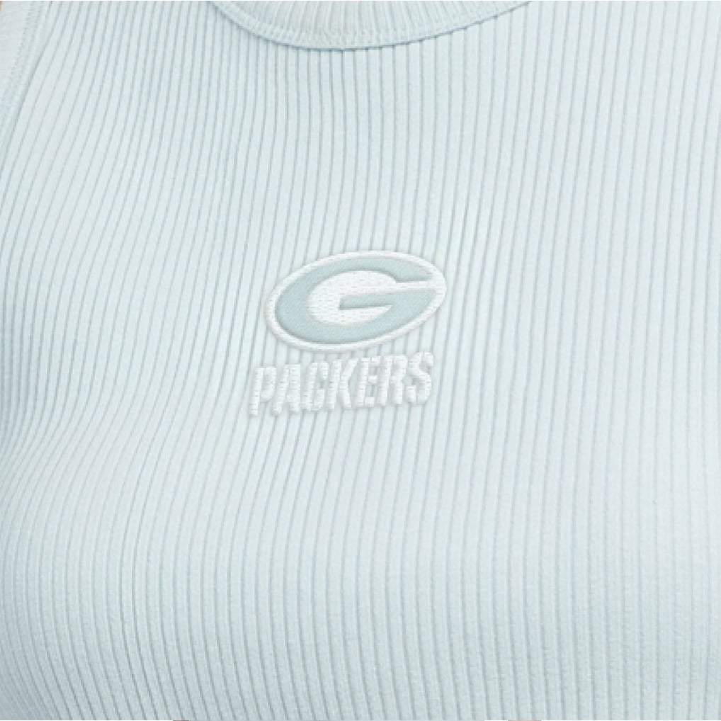 Green Bay Packers Starter Women's Travel Pastels Cropped Tank Pastel Green - NFL