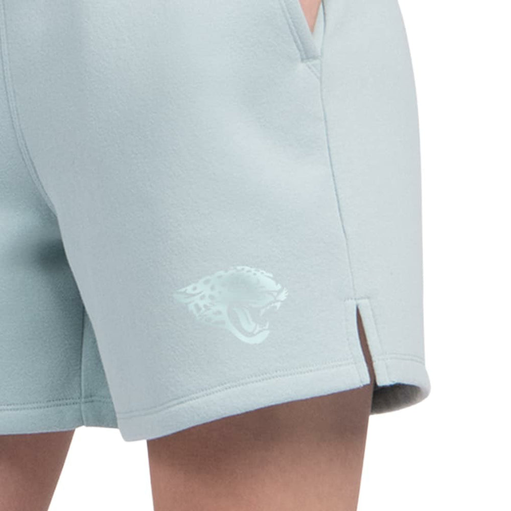 Jacksonville Jaguars Starter Women's Travel Pastels Fleece Short Pastel Green - NFL