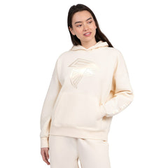 Atlanta Falcons Starter Women's Pastel Relaxed Travel Hoodie Cream - NFL
