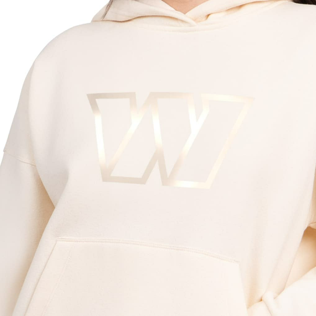 Washington Commanders Starter Women's Pastel Relaxed Travel Hoodie Cream - NFL